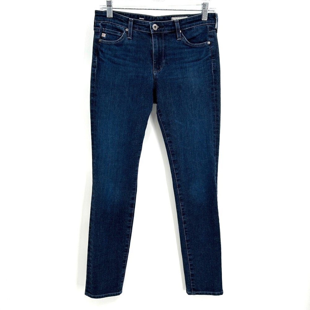 AG ADRIANO GOLDSCHMIED The Prima Cigarette Leg Denim Blue Jeans Size 27